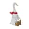 10" Winter Goose Figurine with Boots Set